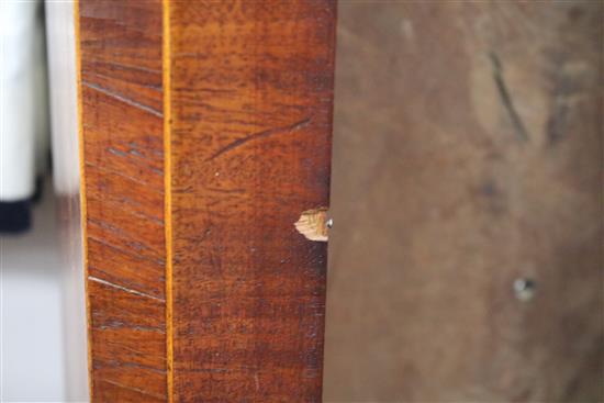 A mahogany longcase clock, the eight-day movement with brass dial by Philip Polkinghorn, St Austle, 200cm